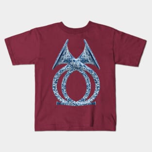 Ancient Blue Ceramic Horns (Aerophone) Kids T-Shirt